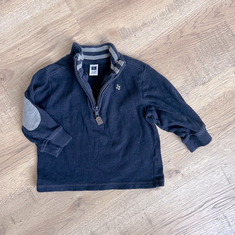 12-18M Janie & Jack Boys Half-Zip Pullover